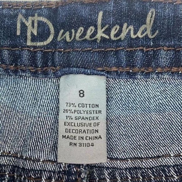 ND Weekend Women's Embroidered Blue Jeans Size 8 - Picture 3 of 8